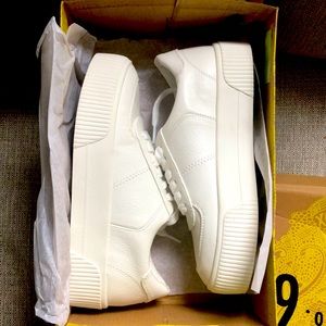 Mix No. 6 White Platform Sneakers